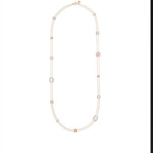 Swarovski rose gold tone plated necklace